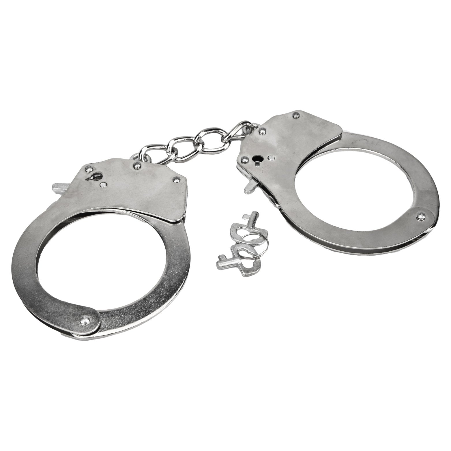 Bound-To-Please-Metal-Handcuffs|Front|"metal restraint cuffs - front view"