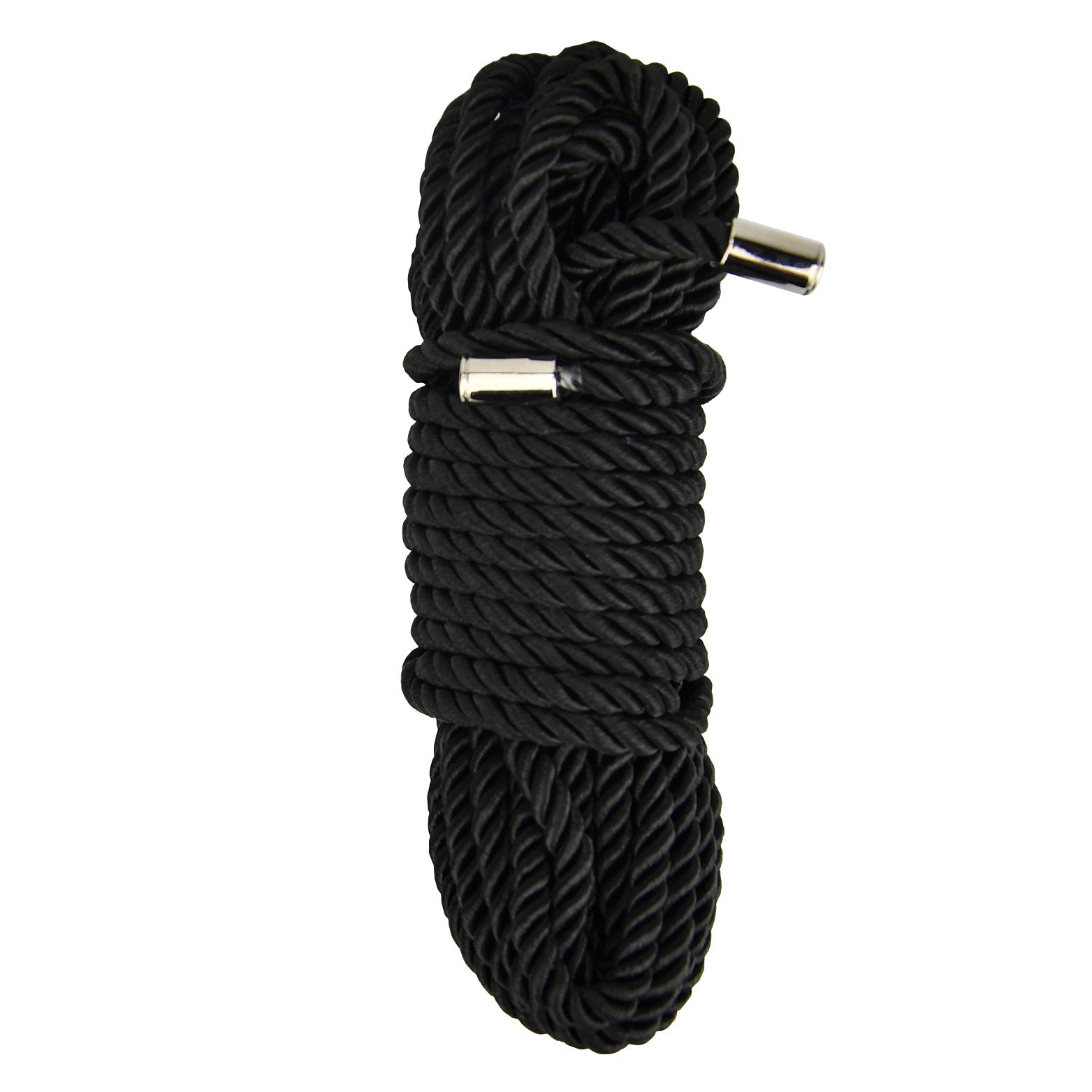 Bound to Please Silky Bondage Rope 10m Black | Main View | "10 meter black silky bondage rope - main view"