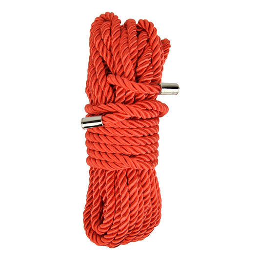 Bound to Please Silky Bondage Rope 10m Red Adult Toys Direct