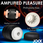 Jock Tightening Masturbator | Angle View | Complete Design