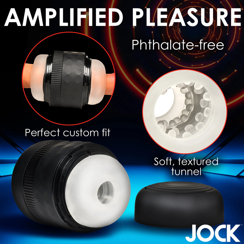 Jock Tightening Masturbator | Angle View | Complete Design