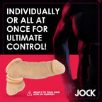 Jock Discreet Silicone Ring Set | Side View | Feature Detail