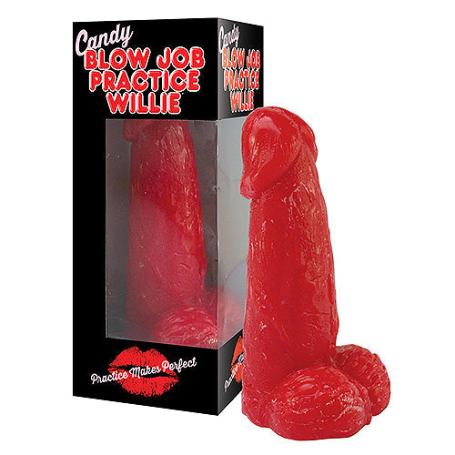 Candy Blow Job Practice Willy | Front View | Edible novelty candy