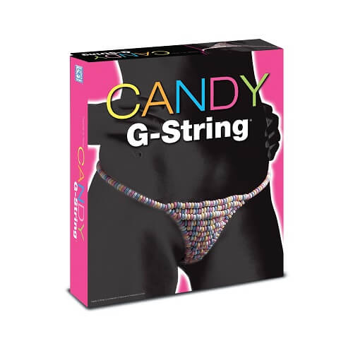Candy G-String | Front View | Edible novelty underwear