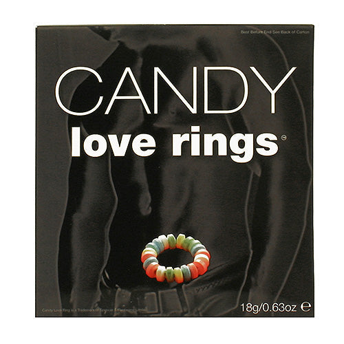 Candy Love Rings | Front View | Edible novelty rings