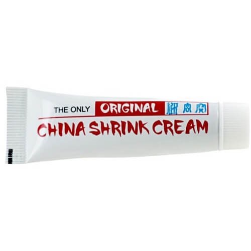China-Shrink-Cream-Tightening-Enhancer|Front View|"tightening cream in white tube - front view"