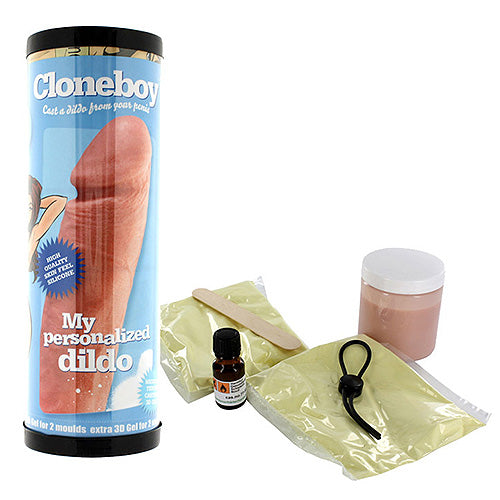 Cloneboy Cast Your Own Silicone Dildo Kit-Flesh | Front View | DIY molding system