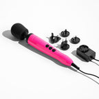 Doxy Die Cast Wand Massager HOT PINK | Back View | "Hot pink wand massager - back view"
