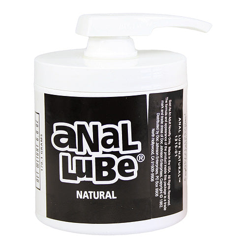 Doc Johnson Anal Lube-Natural | Front View | Natural anal lubricant