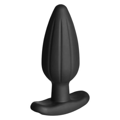 Electrastim Noir Rocker Electro Butt Plugs-Large | Front View | Large electro-stimulation plug