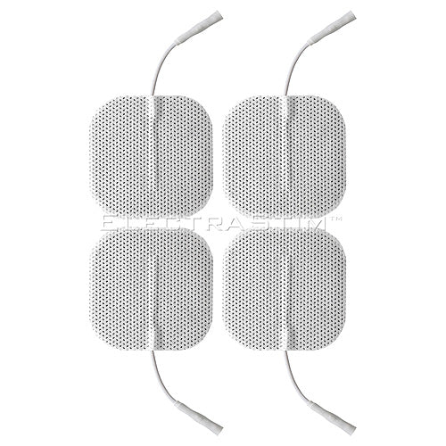 Electrastim Square Love Pads | Front View | Adhesive stimulation pads
