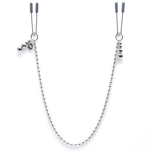 Fifty Shades Darker At My Mercy Beaded Chain Nipple Clamps 
