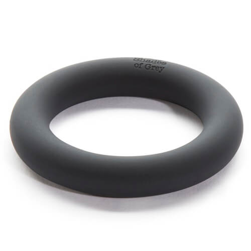 Fifty Shades of Grey A Perfect O Silicone Love Ring | Front View | Couples enhancer ring