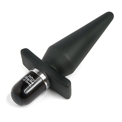 Fifty Shades of Grey Delicious Fullness Vibrating Butt Plug | Front View | Vibrating anal plug