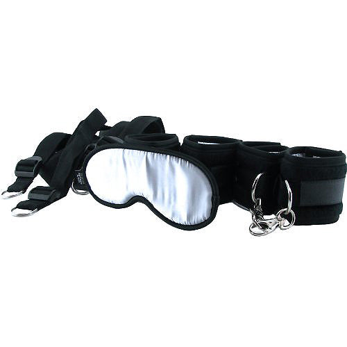 Fifty Shades of Grey Hard Limits Bed Restraint Kit | Front View | Complete restraint system