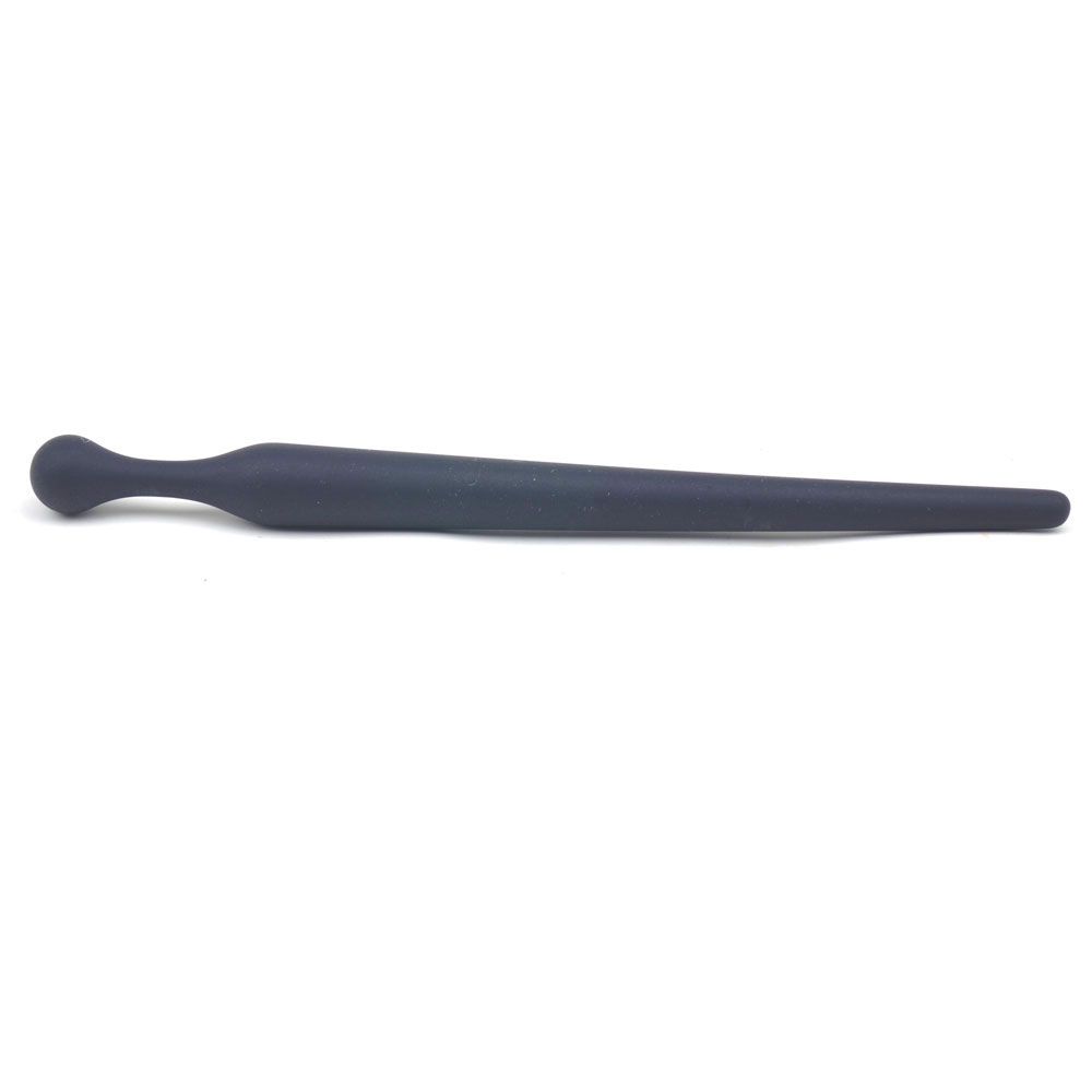 4 Inch Black Silicone Penis Plug|Product View|"Silicone plug - product view"