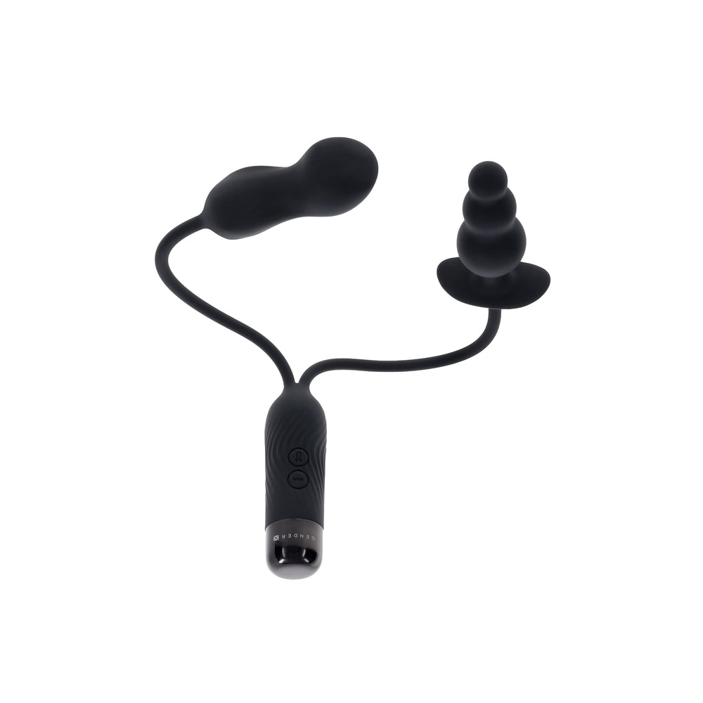 Gender X Double My Pleasure Rechargeable | Side View | "Double pleasure rechargeable - side view"
