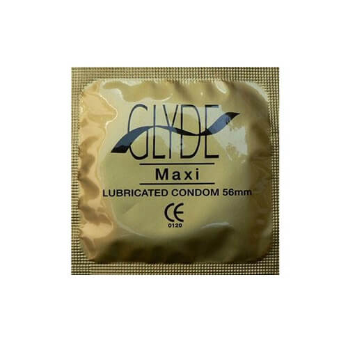 Glyde-Ultra-Maxi-Vegan-Condoms-100-Bulk-Pack|Front View|"bulk pack maxi vegan condoms - front view"