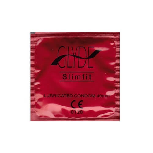 Glyde-Ultra-Slimfit-Vegan-Condoms-100-Bulk-Pack|Front|"vegan slimfit condoms bulk pack - front view"