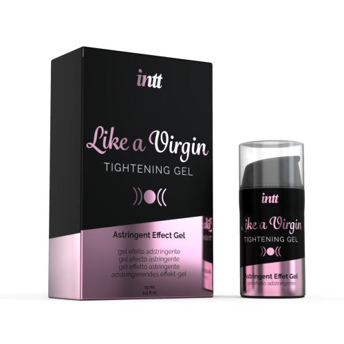 Intt Like A Virgin Tightening Gel | Main View | "intimate tightening gel in bottle - main view"