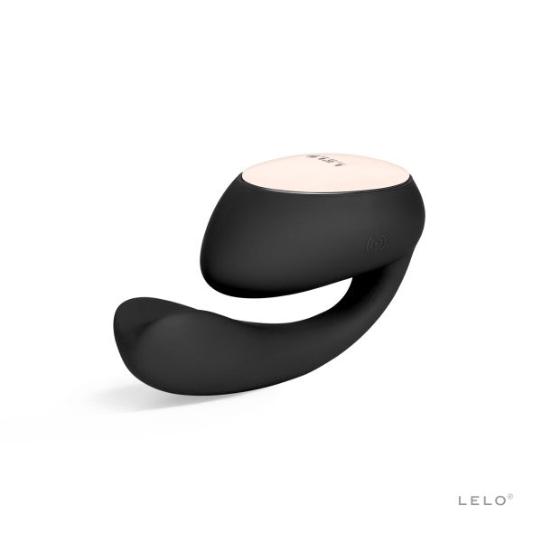 LELO Ida Wave Black | Front View | "black couples vibrator - front view"