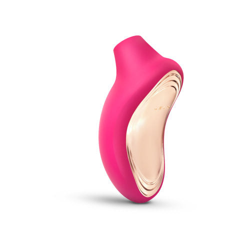 LELO SONA 2 Cruise Clitoral Massager Cerise | Main View | "cerise colored sonic wave clitoral stimulator - main view"