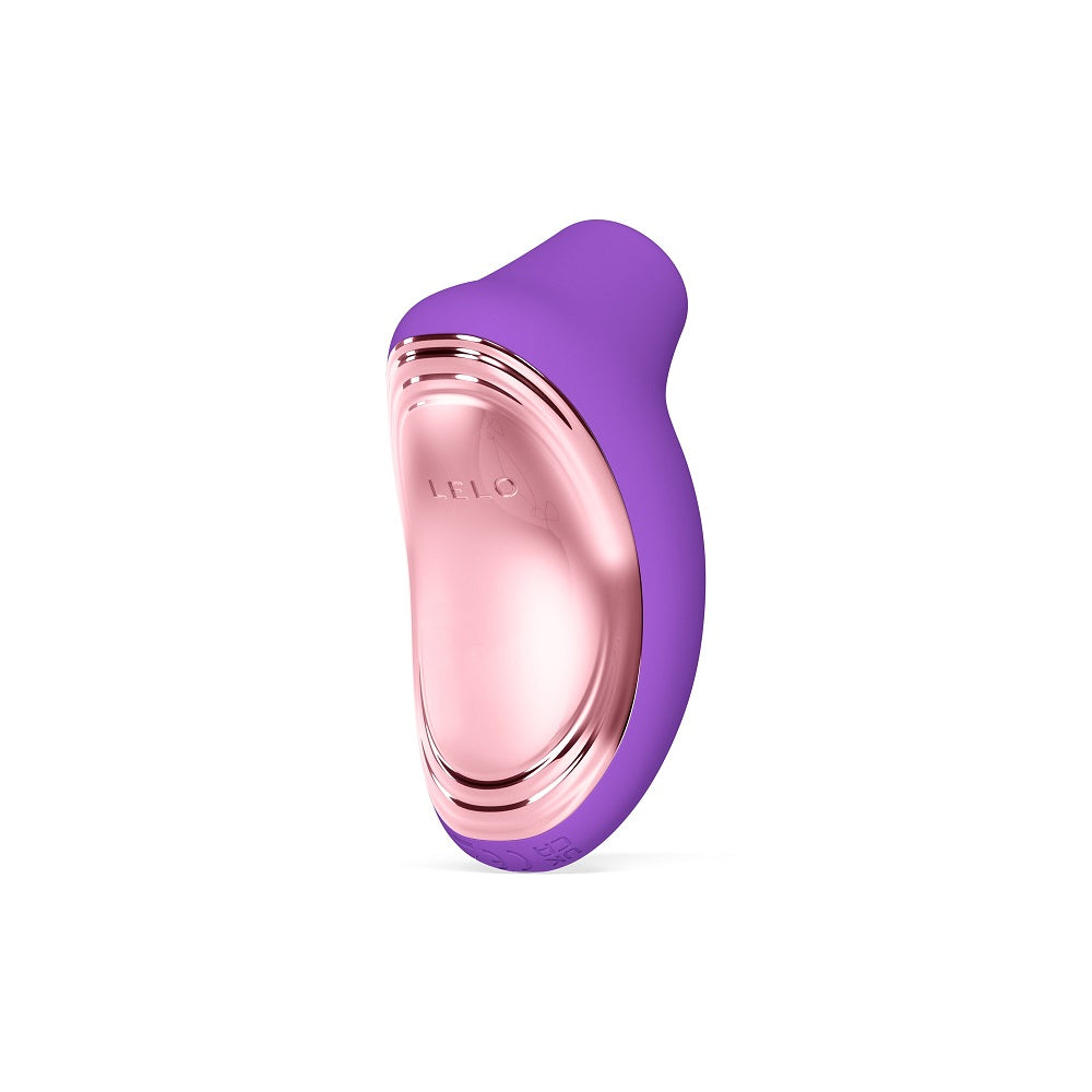 LELO Sona 2 Travel Clitoral Massager Purple|Front View|"sonic clitoral massager purple - front view"