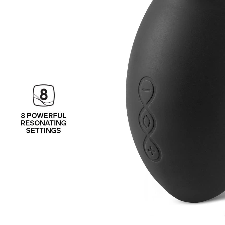 Lelo Sona Cruise Sonic Clitoral Massager Black|Detail View|"Sonic pleasure device - detail view"