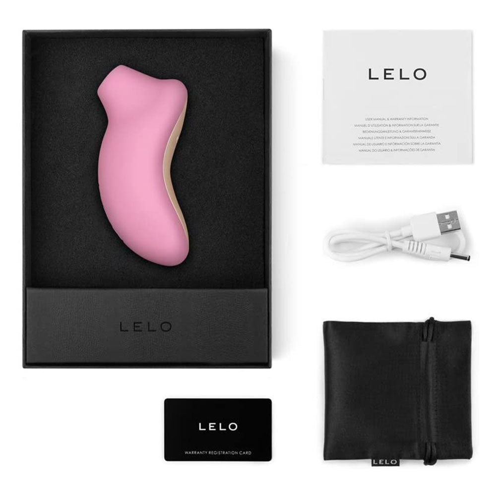 Lelo Sona Pink Clitoral Masager|Control View|"Premium stimulator - controls"