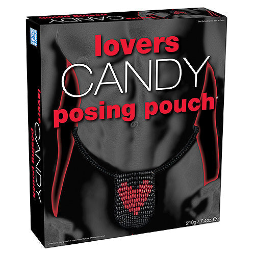 Lover`s Candy Posing Pouch | Front View | Sweet novelty covering
