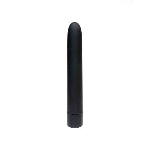 Loving-Joy-10-Function-Lady-Finger-Vibrator-Black|Front|"slim black finger vibrator - front view"