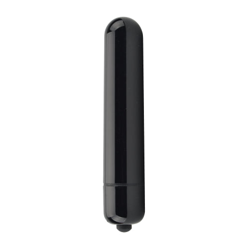 Loving-Joy-10-Function-Obsidian-Bullet-Vibrator|Front|"black bullet vibrator - front view"