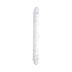 Loving Joy 18 Inch Double Ended Dildo Clear|Front View|"18 inch clear double ended dildo - front view"
