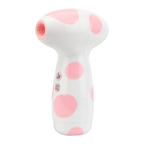 Loving Joy 2 in 1 Suction Vibrator Jumbo Dot | Main View | "dual function suction and vibration stimulator with jumbo texture - main view"