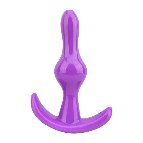 Loving Joy Butt Plug Purple | Front View | "purple butt plug - front view"