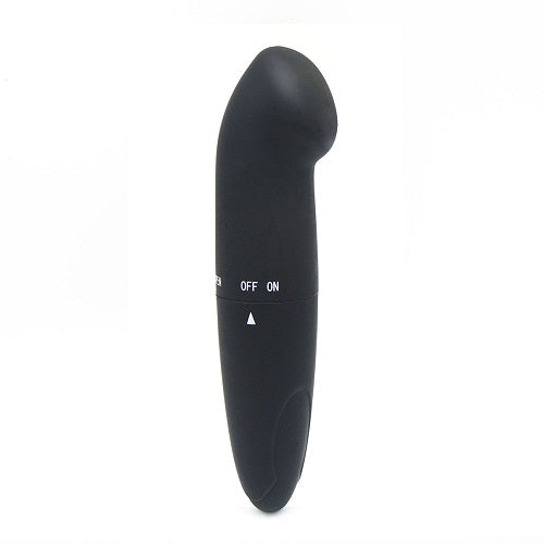 Loving-Joy-Mini-G-Spot-Vibrator-Black|Front|"compact black g-spot vibrator - front view"