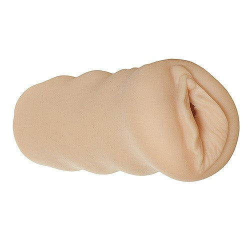 Loving Joy Real Feel Male Masturbator - Pleasure Stroker | Front View | Textured stroker