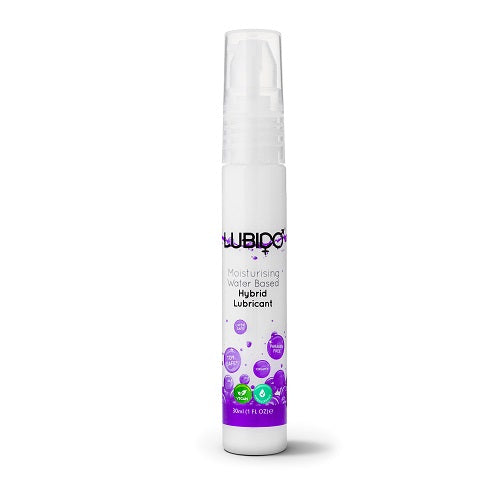 Lubido-Hybrid-Moisturising-Lubricant-30ml|Front View|"hybrid moisturizing lubricant bottle - front view"