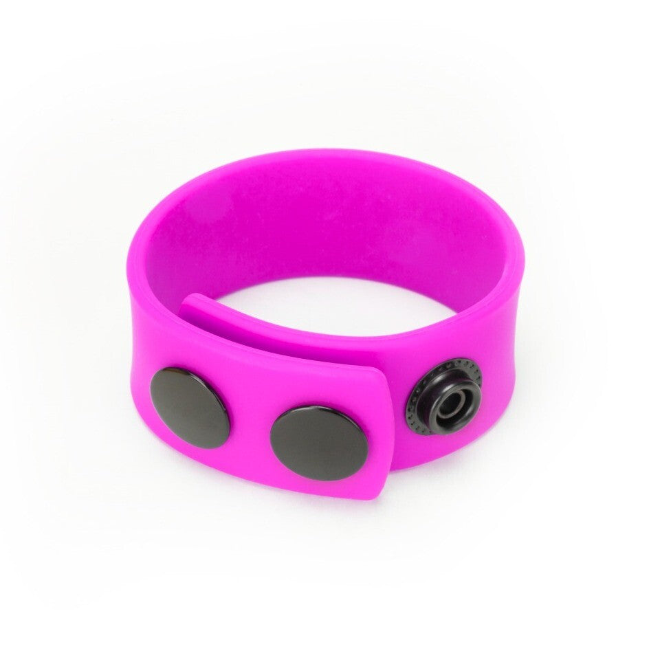 Me You Us Purple Silicone Cock Strap | Front View | "Purple cock strap - front view"