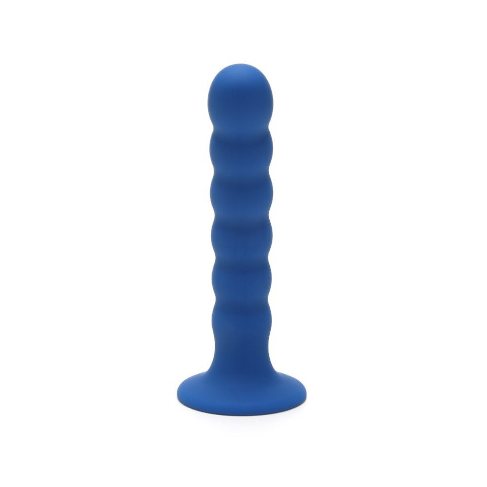 Me You Us 5.5 Inch Ripple G Spot Peg Dildo | Back View | "Ripple g-spot dildo - back view"