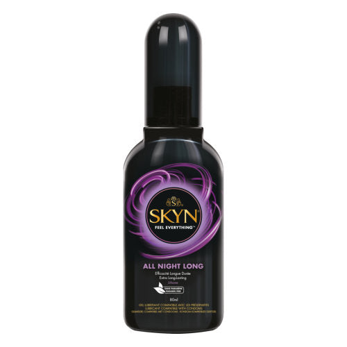Mates-SKYN-All-Night-Long-Silicone-Based-Lubricant-80ml|Front|"long lasting silicone lubricant - front view"