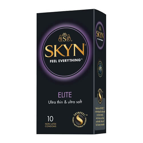 Mates-SKYN-Elite-Non-Latex-Condoms-10-Pack|Front|"premium non latex condoms - front view"