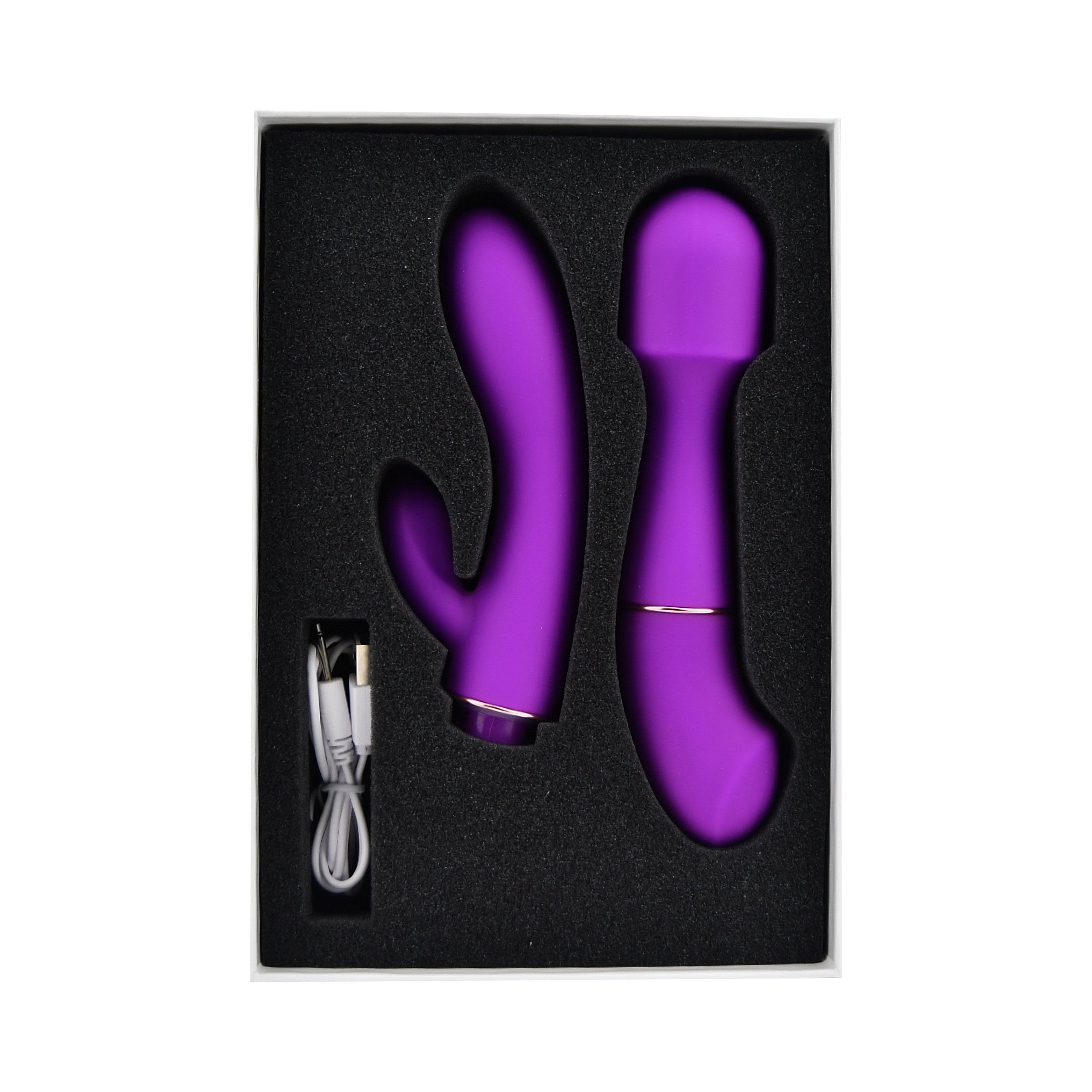 Loving Joy DUA Interchangeable Vibrator | Feature View | Key features display