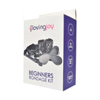 Loving-Joy-Beginners-Bondage-Kit-Black-8-Piece|Package View|"bondage kit contents - package view"