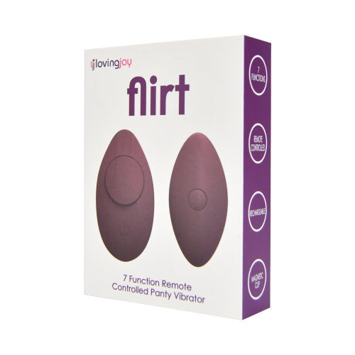 Loving Joy Flirt 7 Function Remote Controlled Wearable Clitoral Knicker Vibrator | Detail View | Control interface close-up