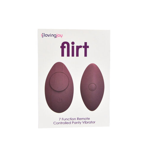 Loving Joy Flirt 7 Function Remote Controlled Wearable Clitoral Knicker Vibrator | Package View | Complete package display
