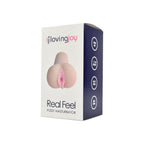 Loving Joy Real Feel Pussy Male Masturbator | Package Back | "back of product packaging - package view"