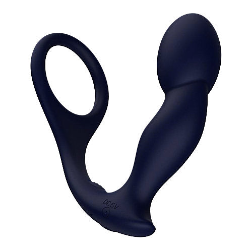 Rev-Pro Remote Controlled Silicone Prostate Massager | Angle View 2 | "different angle showing massager design - angle view"