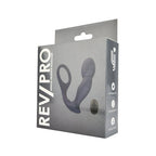 Rev-Pro Remote Controlled Silicone Prostate Massager | Package View 3 | "side of product packaging - package view"