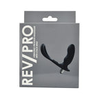 Rev-Pro Vibrating Prostate Massager | Main View | "black silicone prostate massager - main view"